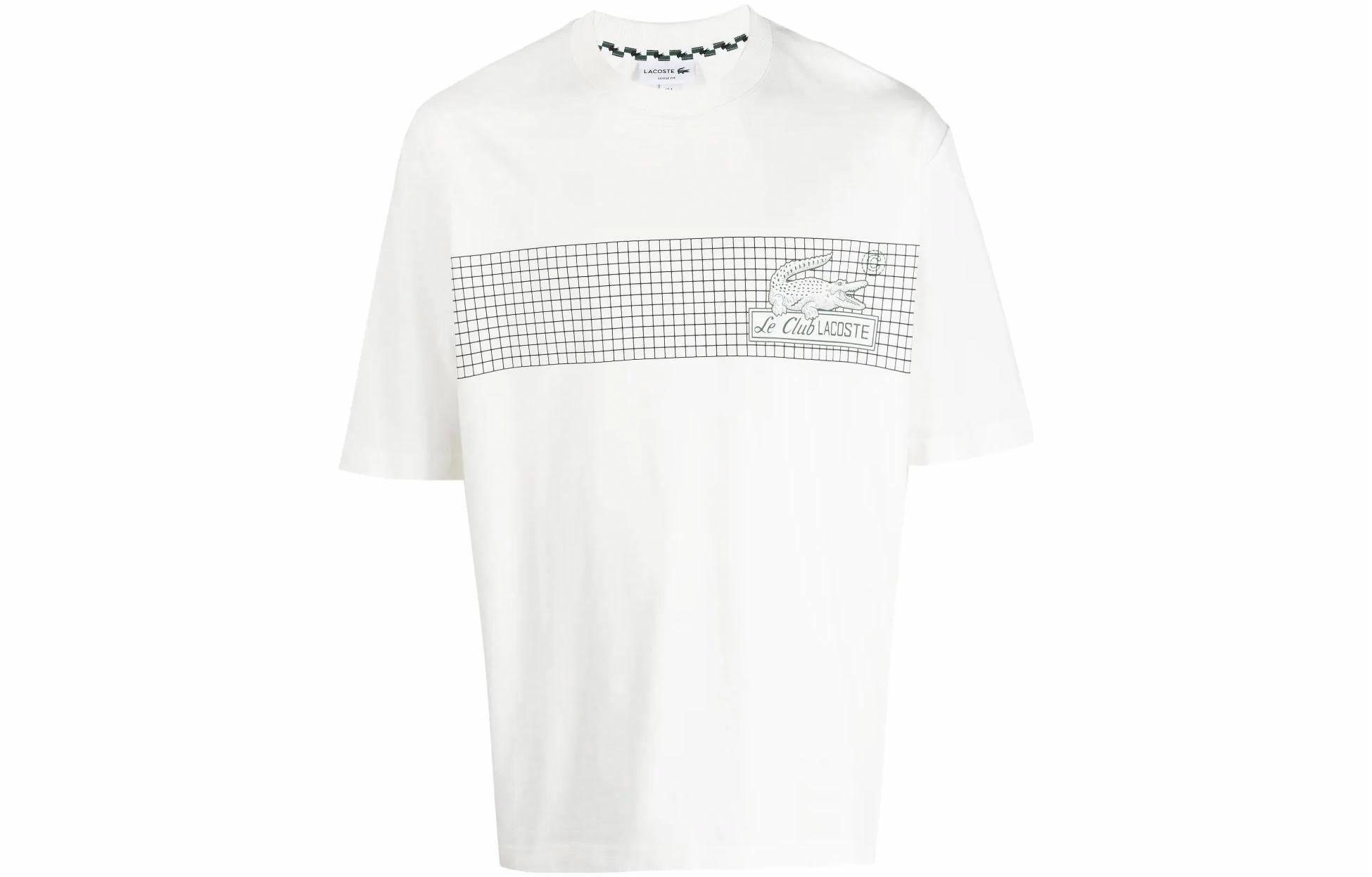 Мужская футболка LACOSTE (белая)