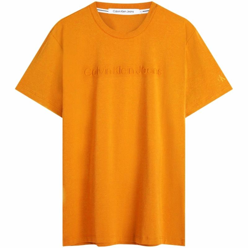 Футболка CALVIN KLEIN Embossed Logo (белая)