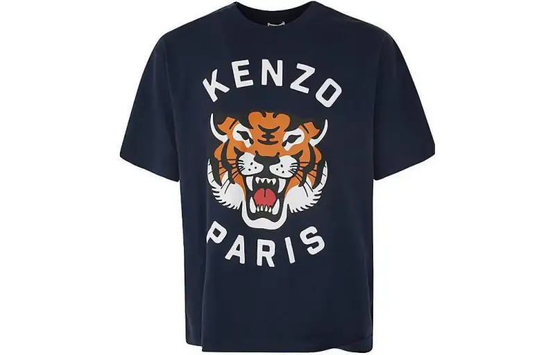 KENZO Kids Logo print Cotton T shirt