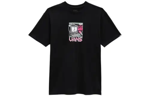 Vans Throwback Peace Machine T Shirt Men's Black