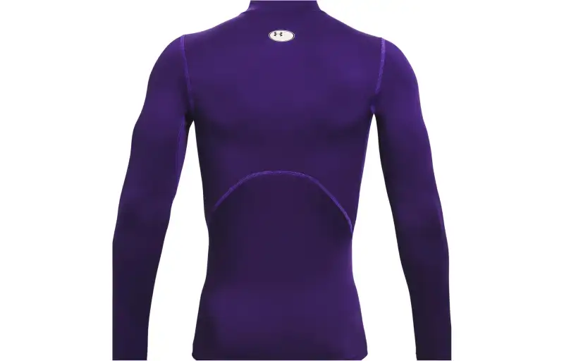 Under Armour ColdGear T Shirts Men's Purple Half Turtleneck Moderate Straight Fit