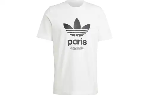 Adidas Originals Trefoil Icon City Paris T Shirt Men's White