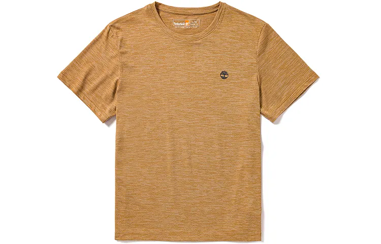 Timberland T Shirts Unisex Wheat Crew Neck Moderate Straight Fit