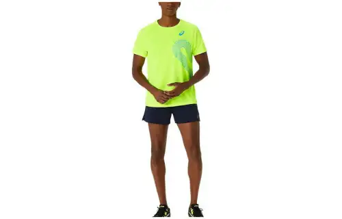 ASICS T Shirt Men's Flash Yellow
