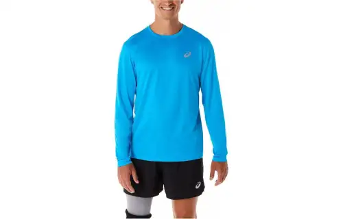 Asics CORE LS TOP M T Shirt Men's Blue