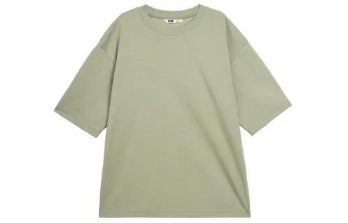 UNIQLO SS24 T Shirt Men's Emerald Green