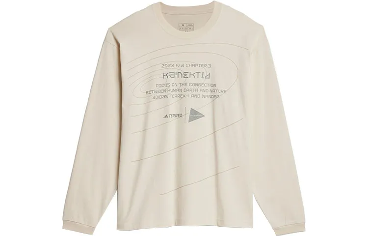 Adidas X And Wander Adidas TERREX X And Wander T-Shirts Unisex White Crew Neck Moderate Straight Fit