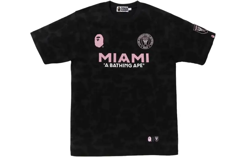 Bape X Inter Miami Cf Camo Tee