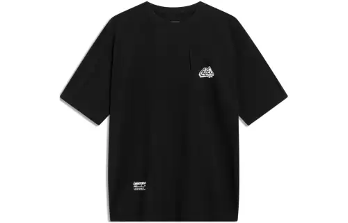 Li Ning Sports Life Collection T Shirt Unisex Black