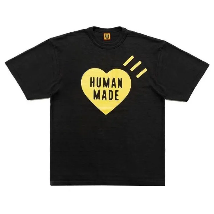 HUMAN MADE T Shirts Unisex Crew Neck Moderate Straight Fit
