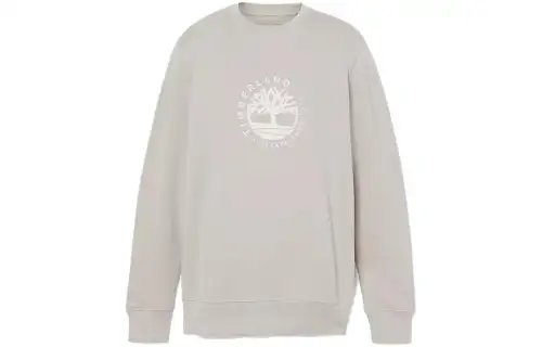 Timberland T Shirts Men's Taupe Crew Neck Moderate Straight Fit