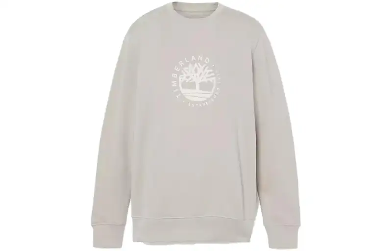 Timberland T Shirts Men's Taupe Crew Neck Moderate Straight Fit