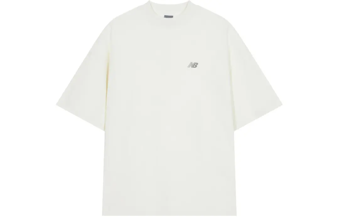 New Balance NB 100% Cotton T Shirt Unisex Ecru