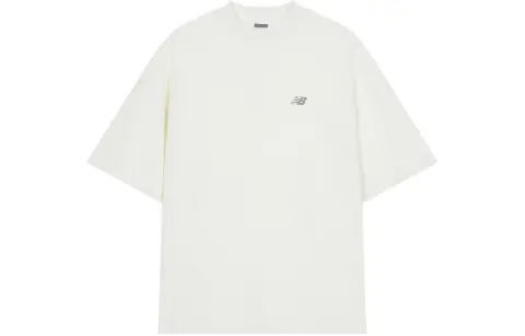 New Balance NB 100% Cotton T Shirt Unisex Ecru
