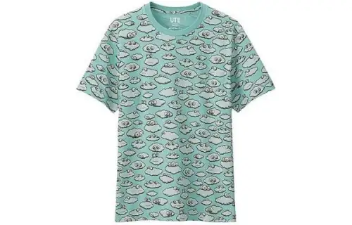 Kaws X UNIQLO All Over Clouds Tee
