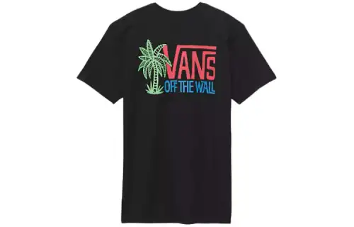 Vans Palm Lines T Shirt T Shirt Men's Black