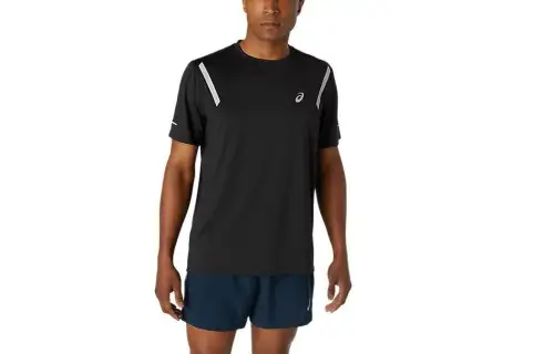 ASICS Lite Show Short Sleeve Top T Shirt Men's Black