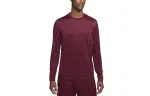 Nike T Shirts Men's Burgundy Crew Neck Moderate Straight Fit