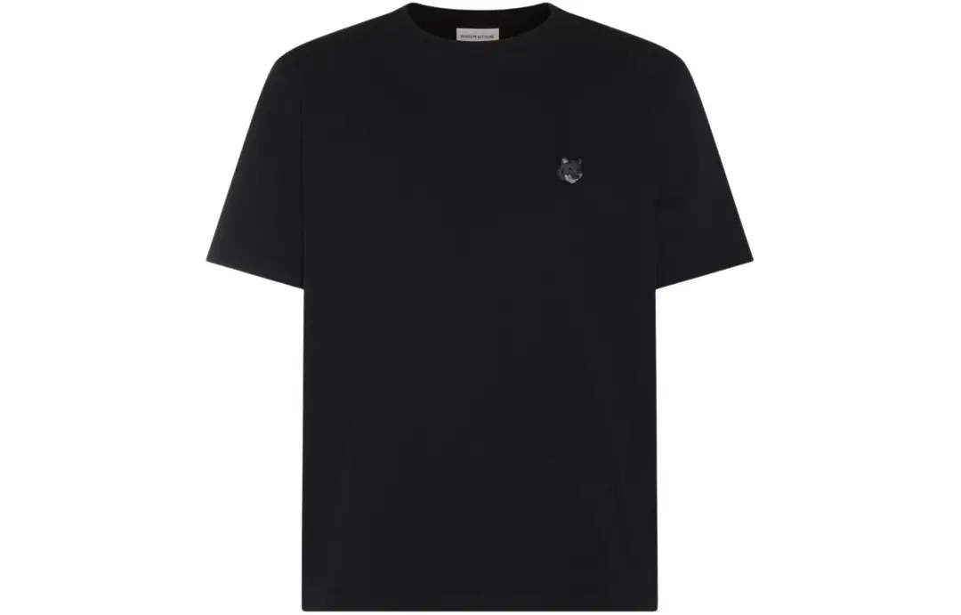 Maison Kitsuné Bold Fox Head Patch Crewneck T Shirt