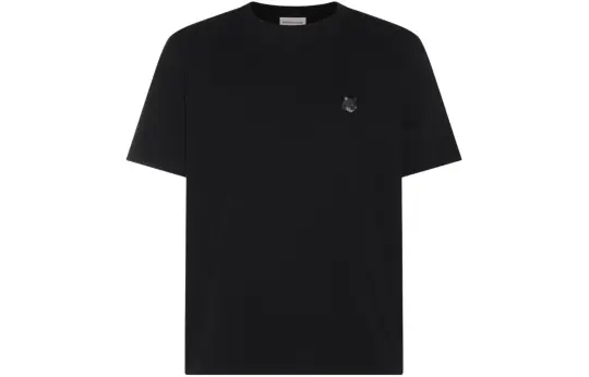 Maison Kitsuné Bold Fox Head Patch Crewneck T Shirt