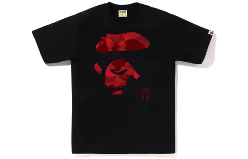 Bape Color Camo Ape Face Tee