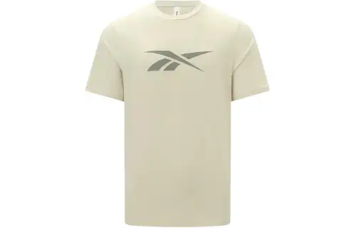 Reebok T Shirts Men's Gray Crew Neck Moderate Straight Fit