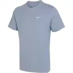 Nike T Shirts Men's Blue Crew Neck Moderate Straight Fit