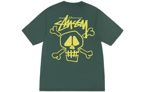 Stussy Skull Bones Pigment Dyed Tee