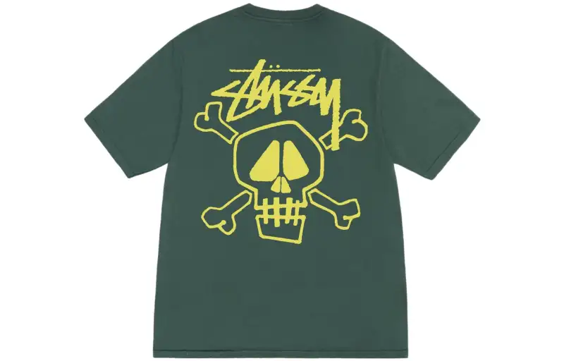 Stussy Skull Bones Pigment Dyed Tee