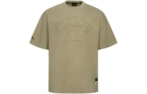 EVISU T Shirts Men's Crew Neck Moderate