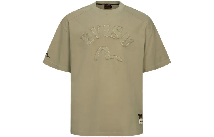EVISU T Shirts Men's Crew Neck Moderate