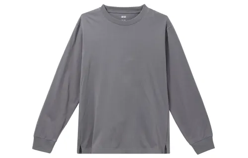 UNIQLO T Shirt Men's Asphalt Gray