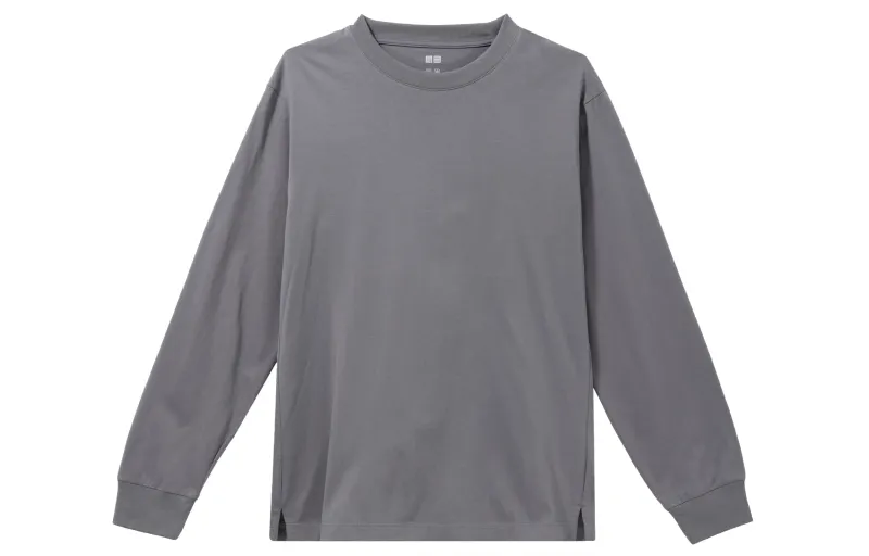 UNIQLO T Shirt Men's Asphalt Gray
