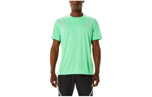 Asics Lite Show Short Sleeve Top T Shirt Men's Green
