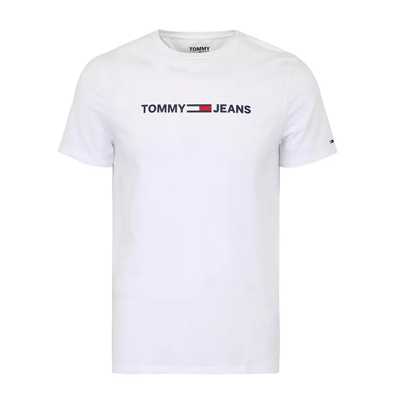 Tommy Hilfiger T Shirts Men's Crew Neck Moderate Straight Fit