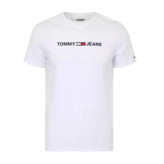 Tommy Hilfiger T Shirts Men's Crew Neck Moderate Straight Fit