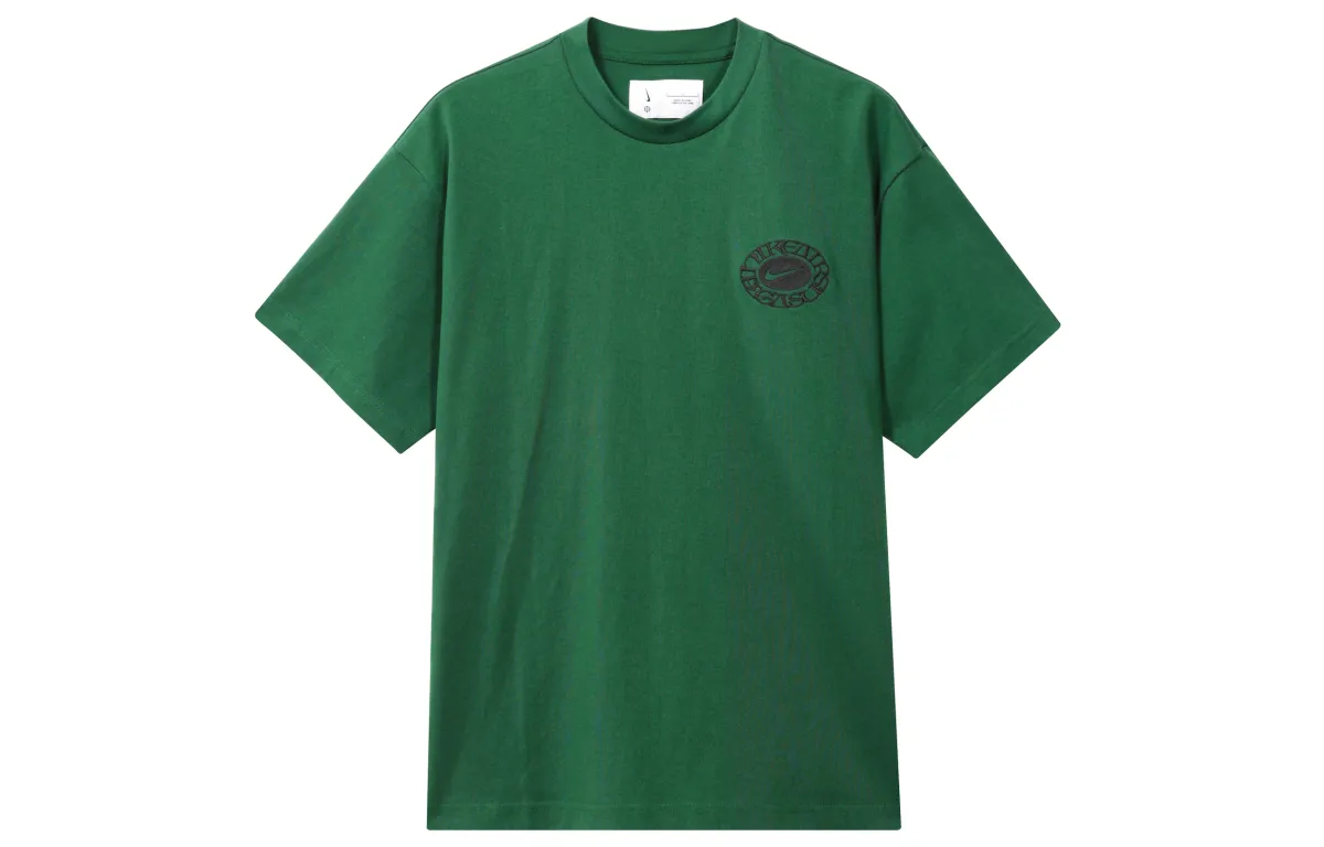 Nike Drop Shoulder Sleeve T Shirt Unisex Green