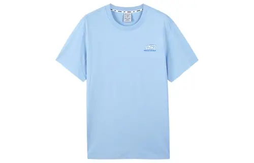 Skechers T Shirt Unisex Cerulean Sky