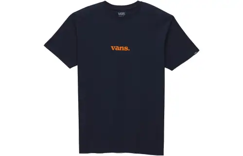 Vans T Shirts Unisex Black Crew Neck Moderate Straight Fit