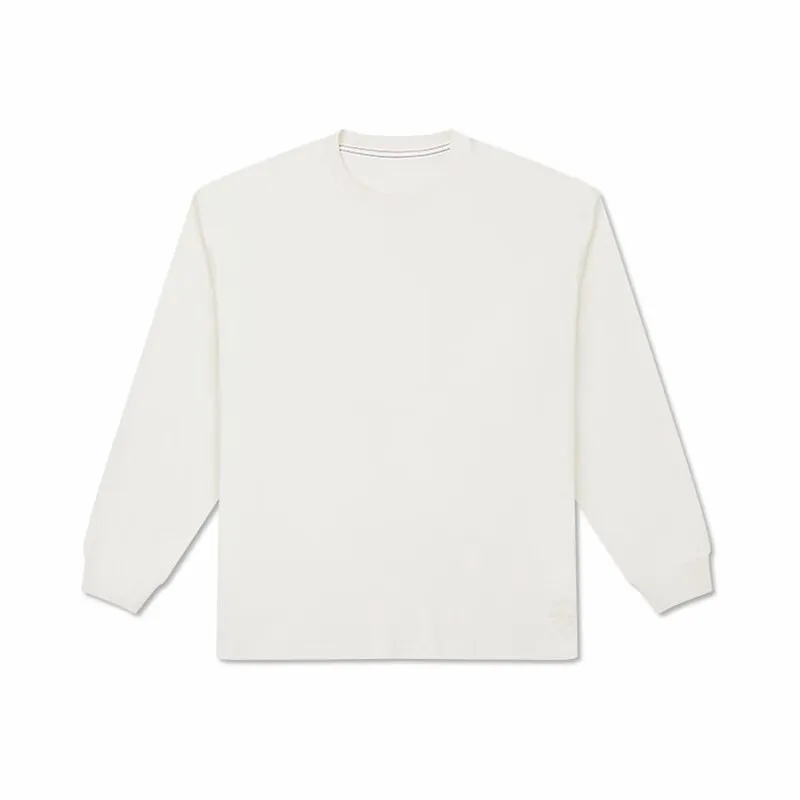 Converse T-Shirts Unisex White Crew Neck Moderate Straight Fit
