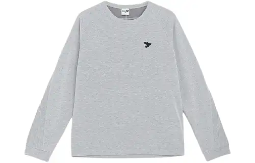PUMA T Shirts Unisex Gray Crew Neck Moderate
