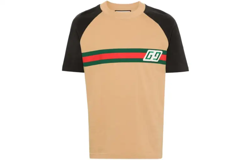 GUCCI SS24 T Shirt Men's Caramel Umber