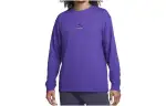 Nike T Shirts Men's Purple Crew Neck Moderate