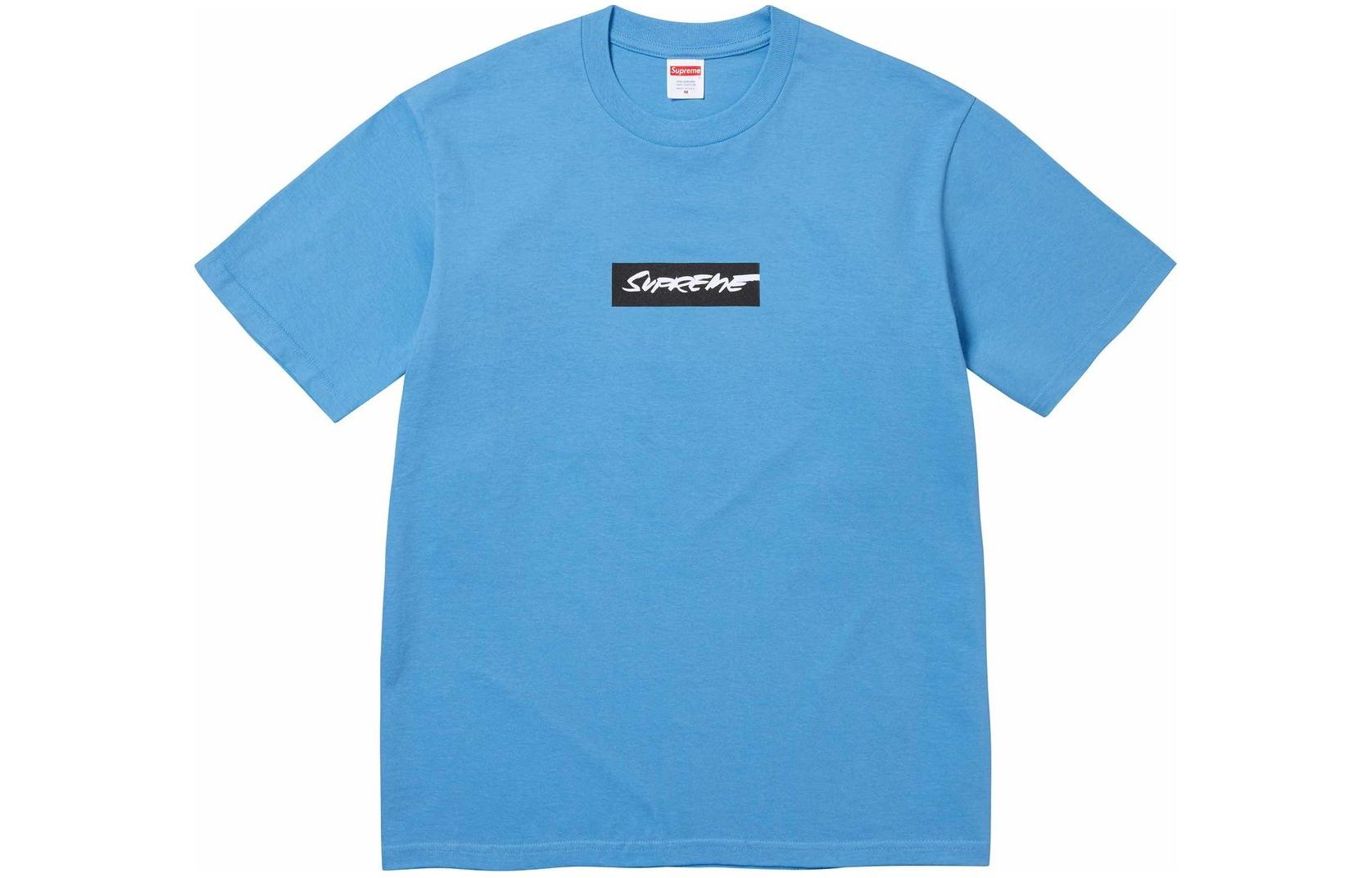 Supreme X Futura joint model SS24 WEEK1 Letter Logo printed round neck casual short-sleeved American trendy T-shirt, same style for men and women
