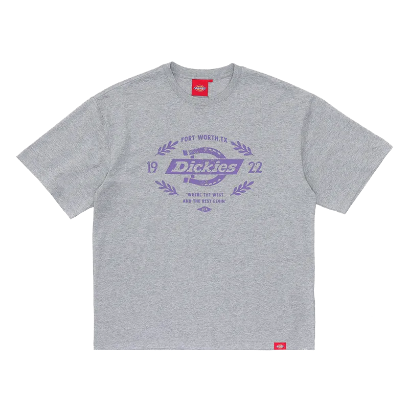 Dickies T-Shirts Men's Silver Crew Neck Moderate