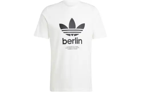 Adidas Originals Icone Berlin City Originals T Shirt T Shirt Men's White