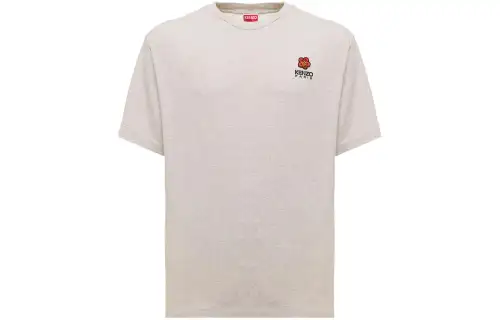 KENZO T Shirts Men's White Crew Neck Thin Straight Fit