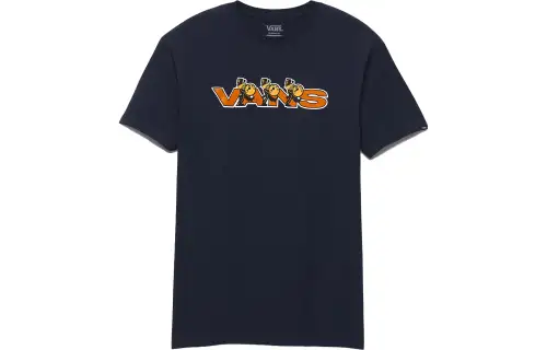 Vans Marching T Shirt Unisex Marine Blue