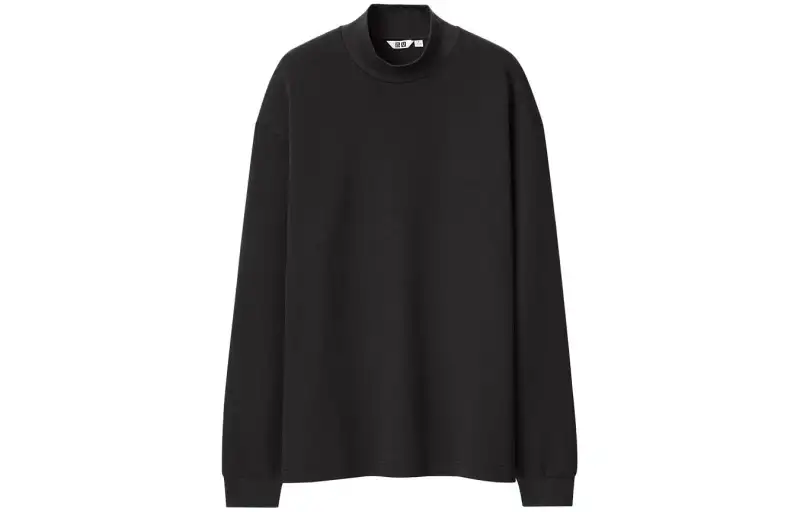 UNIQLO T Shirts Unisex Turtleneck Moderate