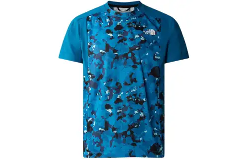 THE NORTH FACE VALDAY PRINTED T SHIRT T Shirt Men's Blue